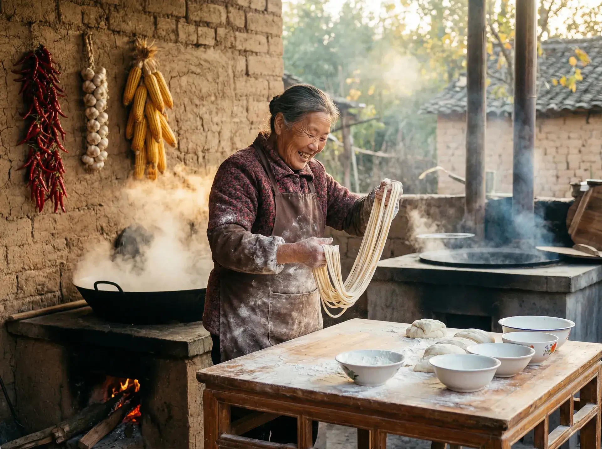农家大嫂手擀面 - 国产呦精品一区二区三区 乡村美食